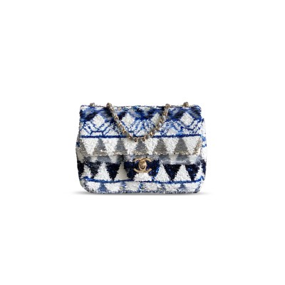 CHANEL SEQUINS MINI FLAP BAG 1566882 (20*14*7cm)